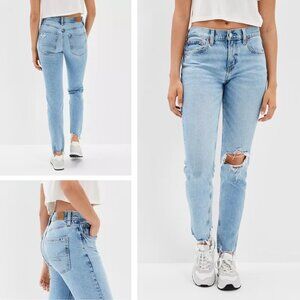 American Eagle Women's Distressed 90s Skinny Jeans